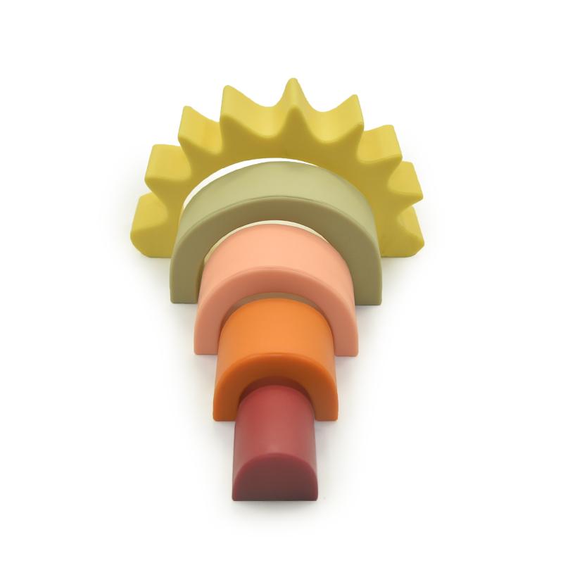 Silicone Sun-Shaped Building Blocks - Toys Yo Baby India