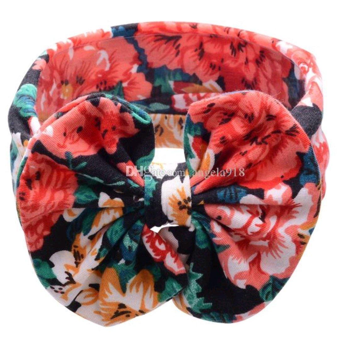 Soft Knit Printed Headband Yo Baby India Black