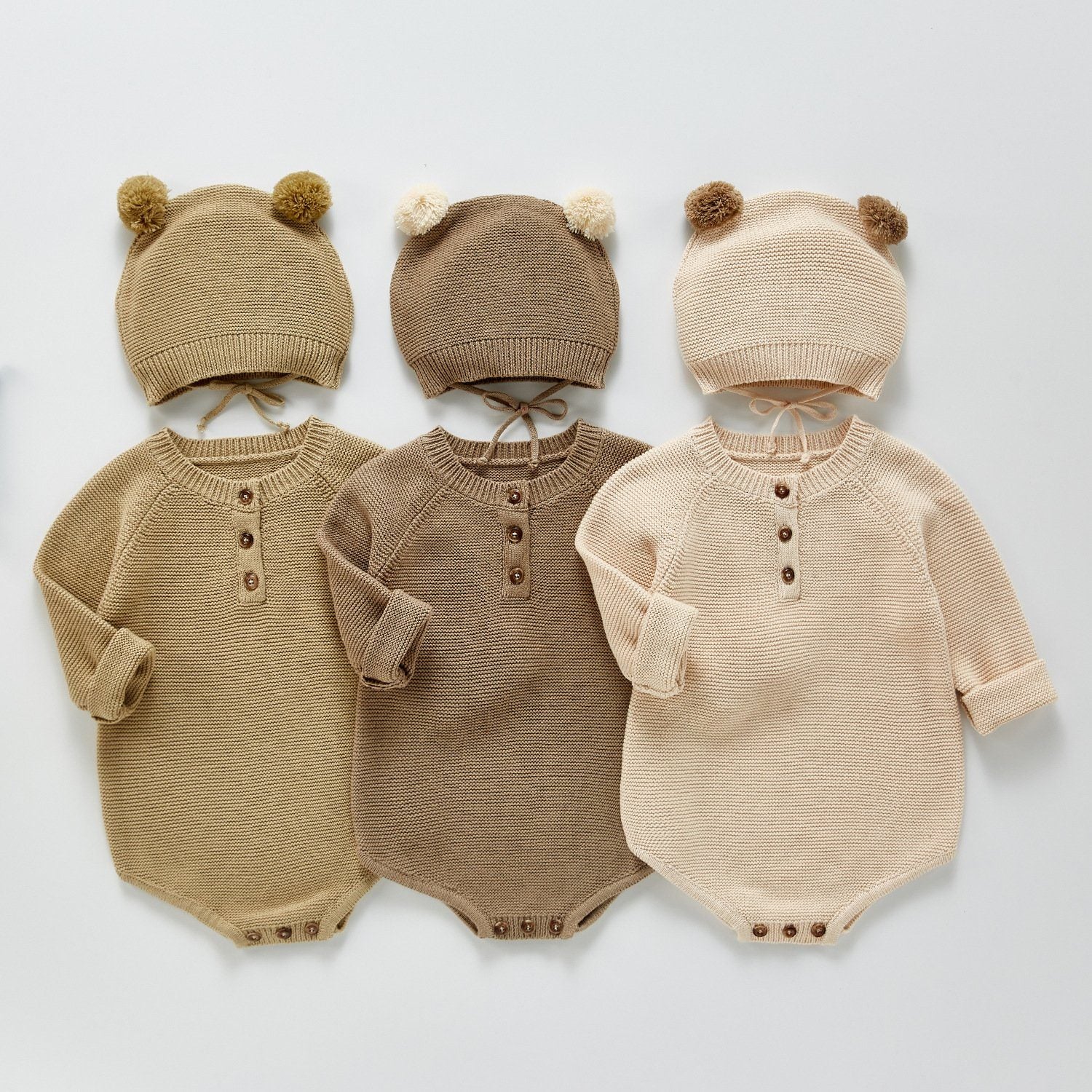 Sweater Romper Hat Pc Set – Yo Baby India
