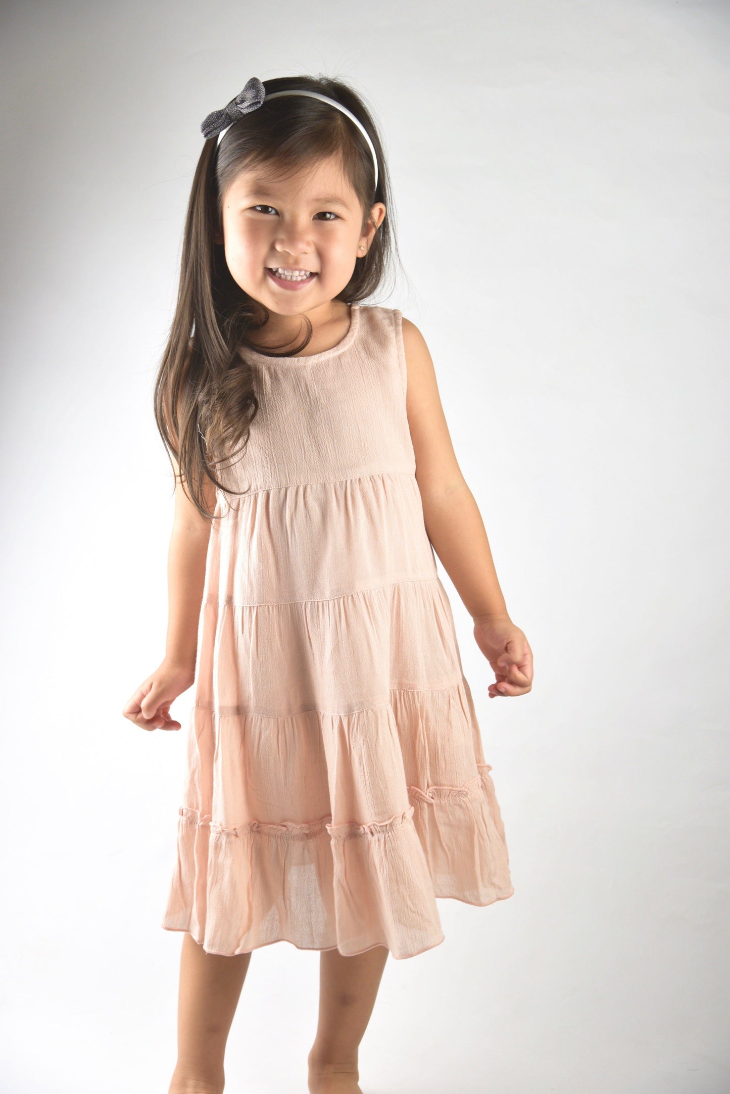 Tiered Blush Shift Dress Dress Yo Baby Wholesale