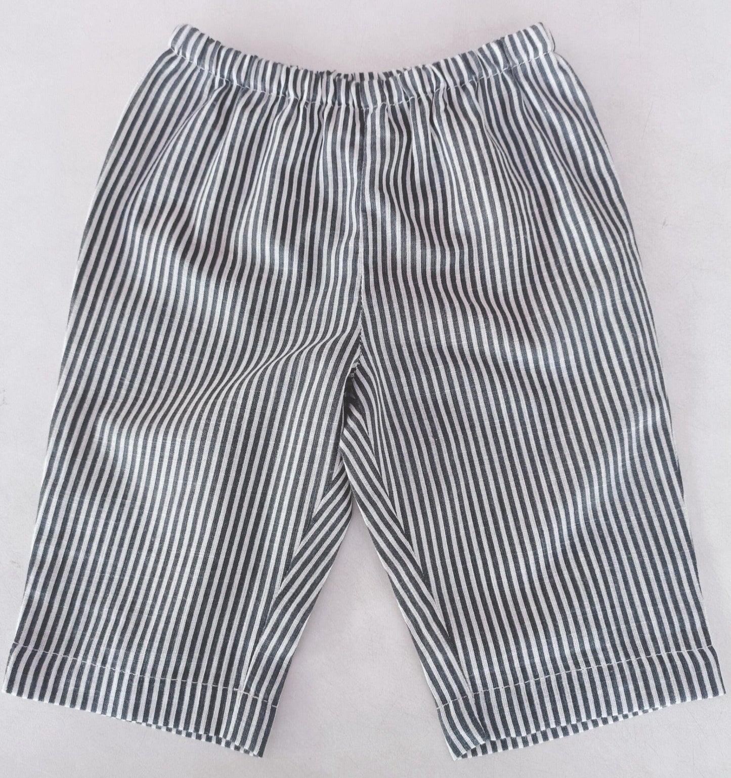 Unisex Grey Stripes Print Pant infant pants Yo Baby India