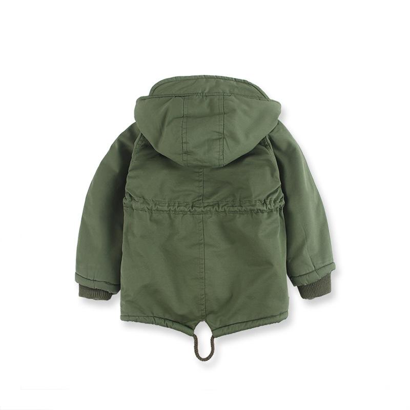 Unisex Hooded Fur-Lined Winter Parka Jacket Boys Yo Baby Wholesale