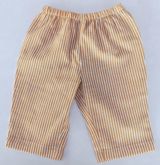 Unisex Mustard Stripes Print Pant Pants Yo Baby India