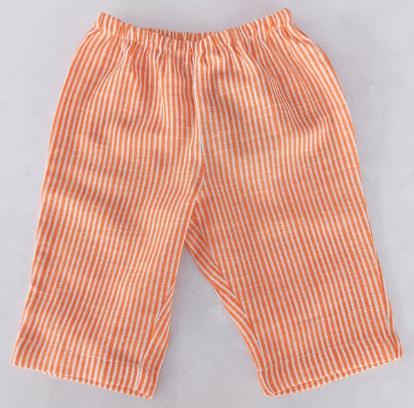 Unisex Orange Stripes Print Pant Pants Yo Baby India 