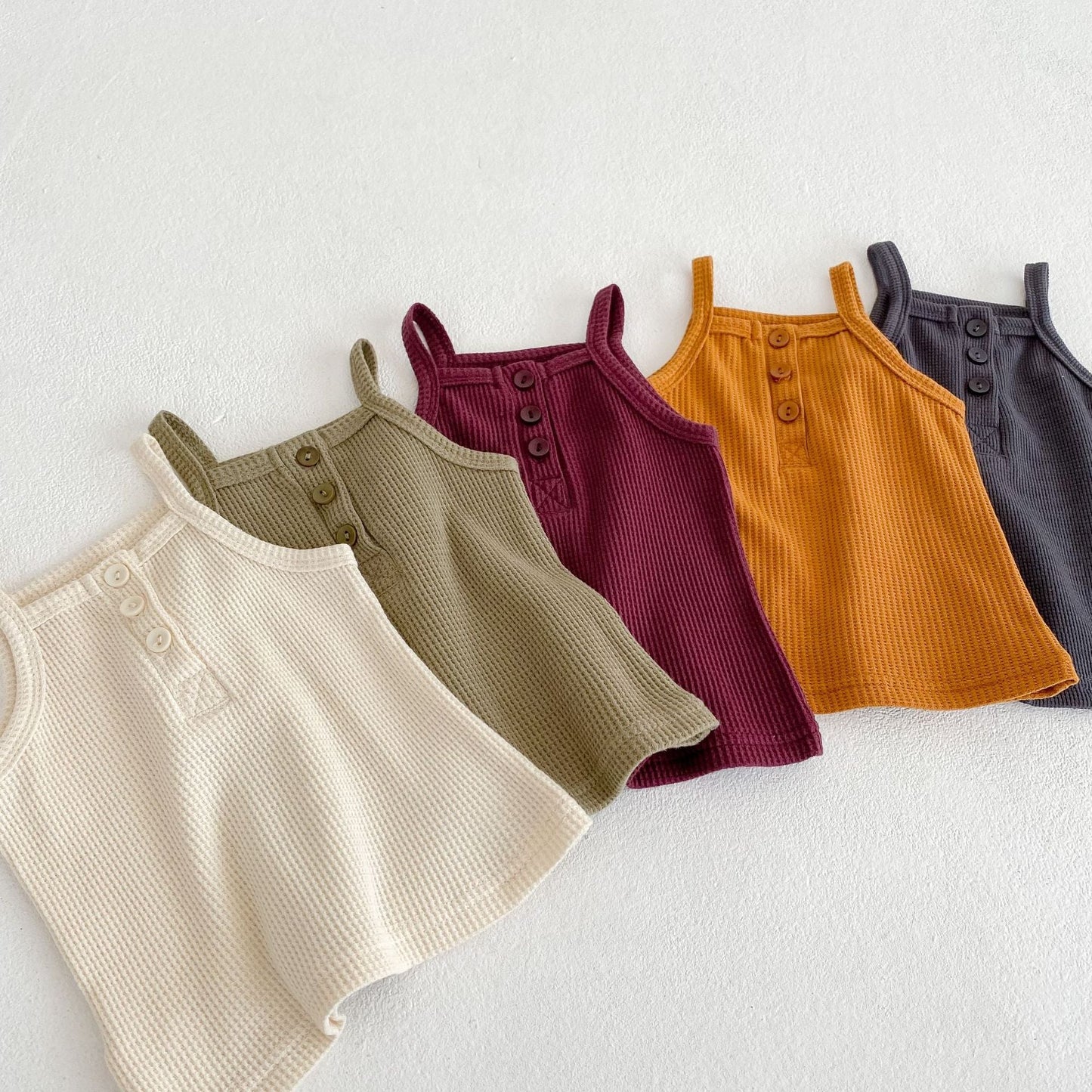 Unisex Waffle Knit Top & Shorts 2 Pc Set Yo Baby India