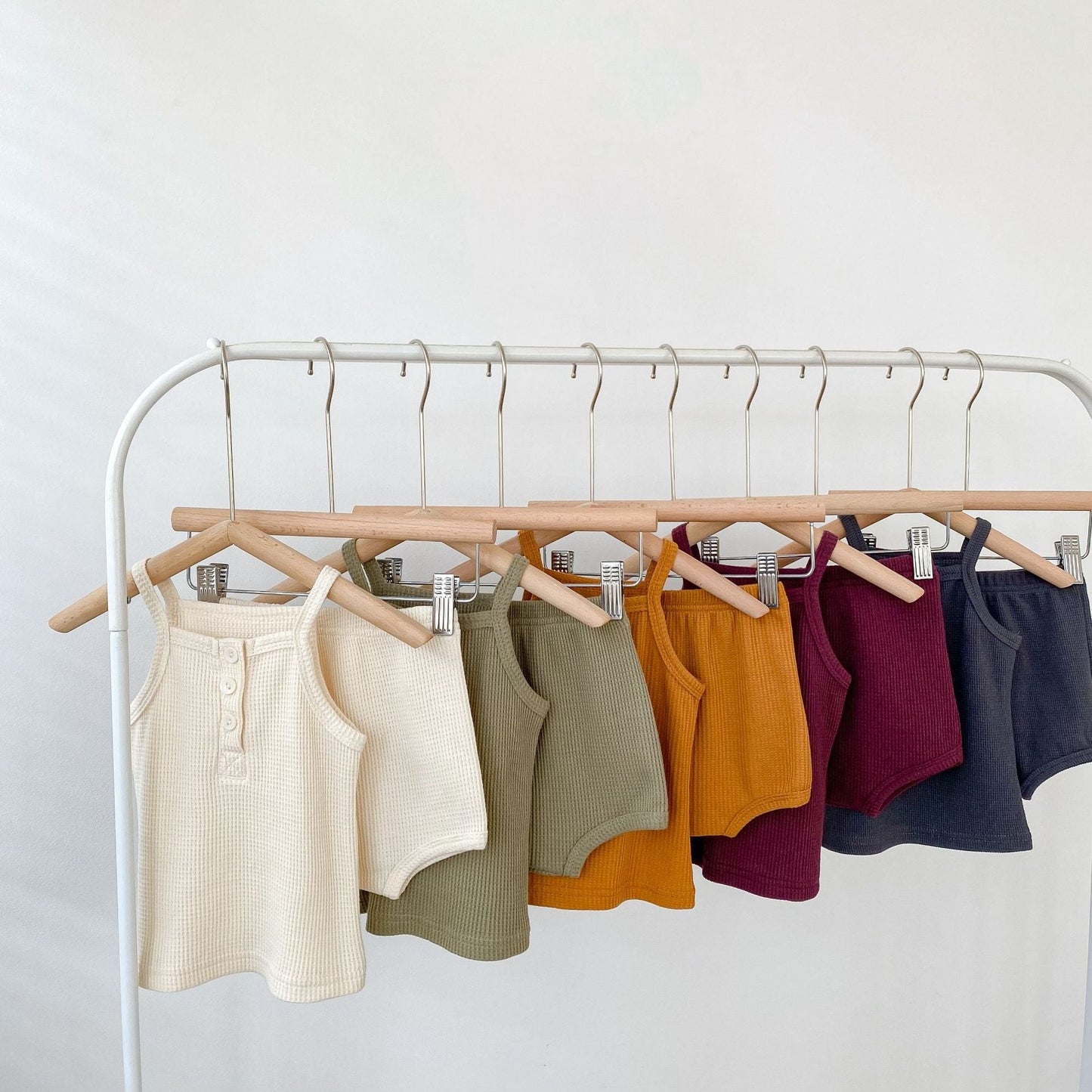 Unisex Waffle Knit Top & Shorts 2 Pc Set Yo Baby India