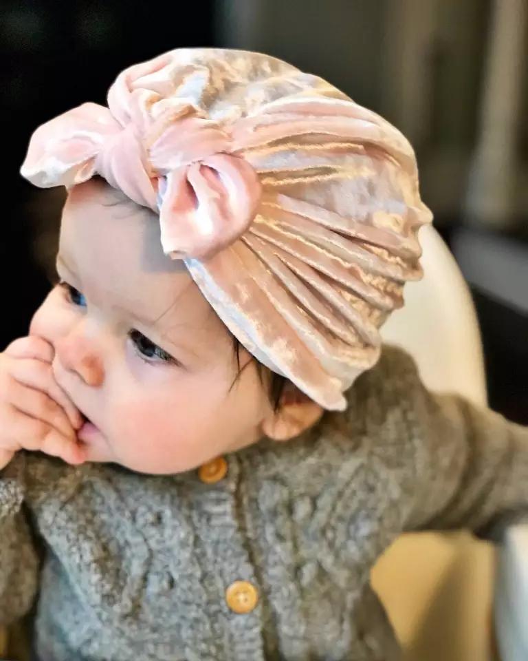 Velvet store turban baby