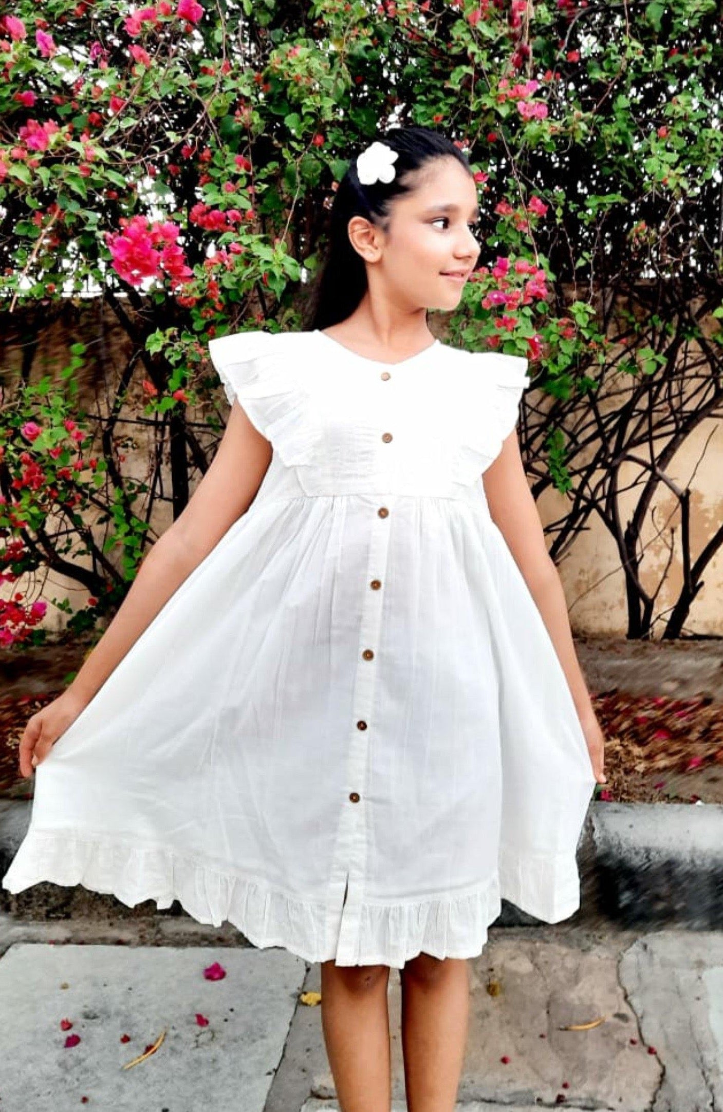 White Angel Sleeves Shirt Dress Dress Yo Baby Wholesale