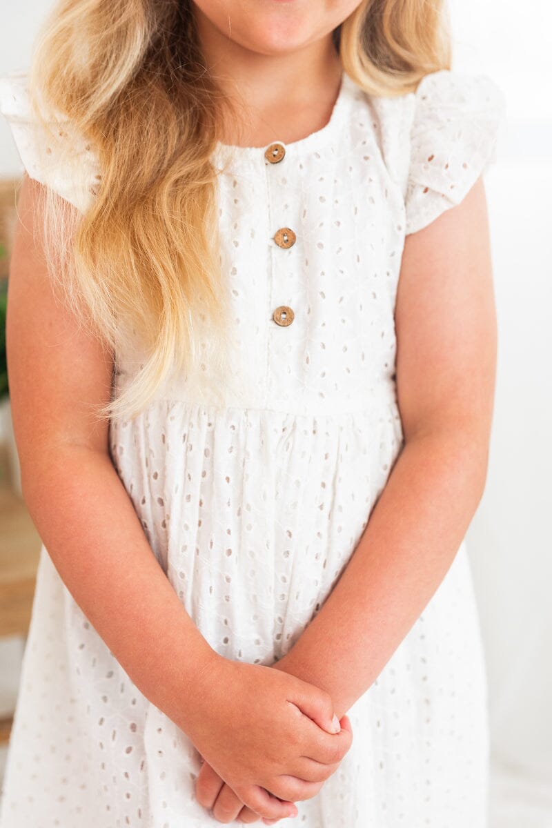 White Embroidery Dress Dress Yo Baby India