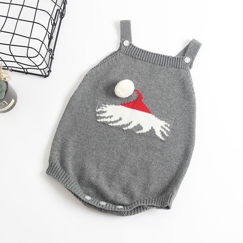 White Rudolph-Reindeer Sweater Onesie - Unisex Dress Yo Baby Wholesale