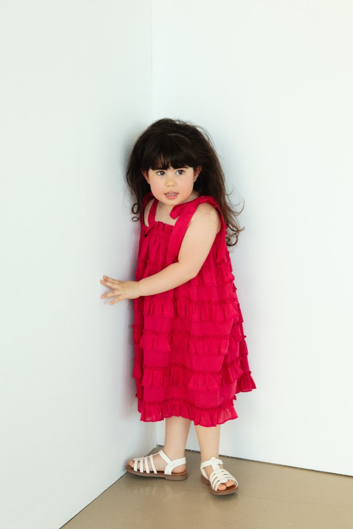 Nia Dress : RED :  Infant : Toddler : Tween