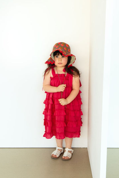 Nia Dress : RED :  Infant : Toddler : Tween