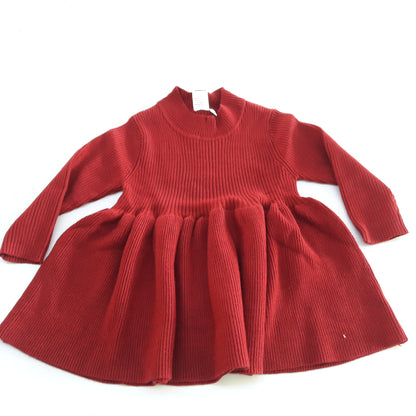 Girls Knitted Sweater Dress – 100% Cotton | Warm Winter Wear for Infants, Toddlers & Kids