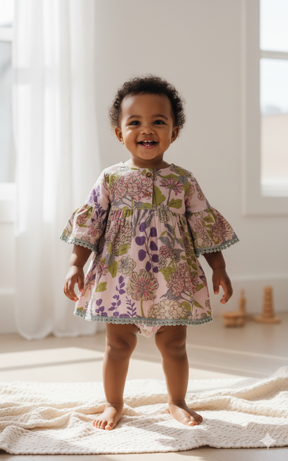 Bella Dress : LAVENDER : Infant : Toddler : Tween