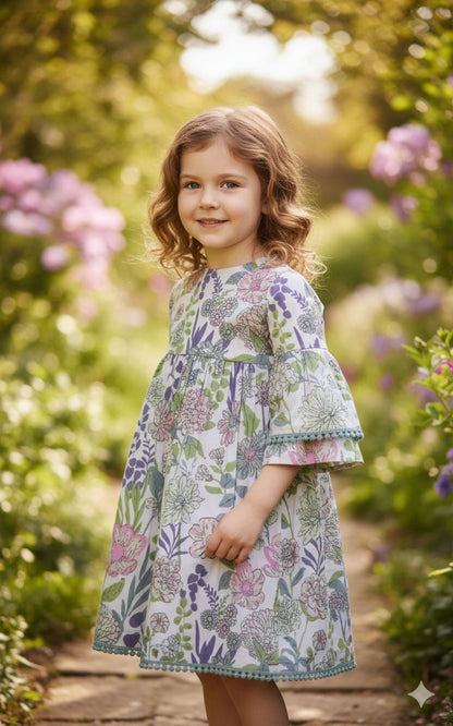 Bella Dress : LAVENDER : Infant : Toddler : Tween