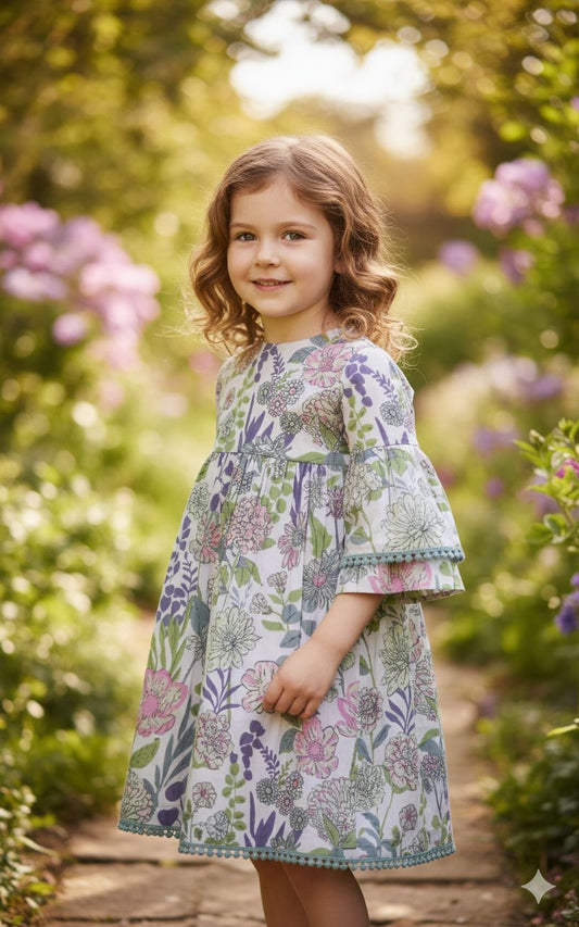 Bella Dress : LAVENDER : Infant : Toddler : Tween