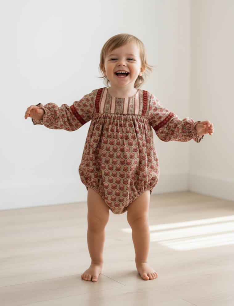 Esti Romper : SAGE : Infant : BabyGirl