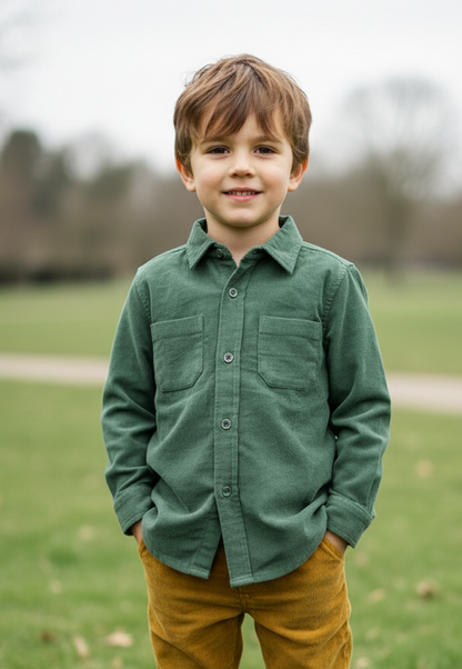 Corduroy Shirt : SAGE : Toddler : Tween