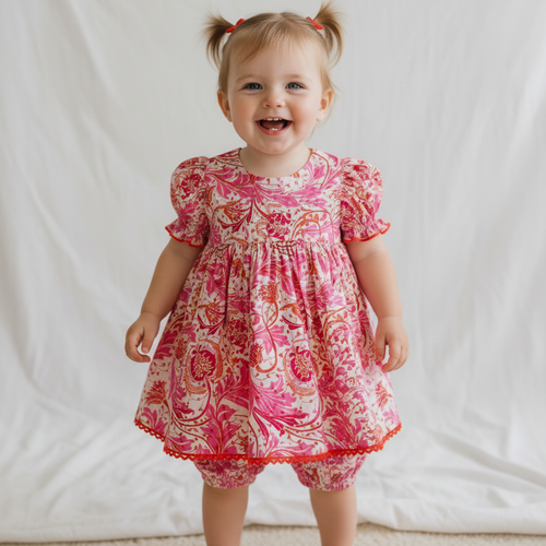 Leah dress : WHITE : Infant : Toddler : Tween