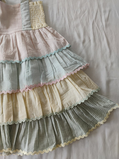 Sydney Layered Swing Dress : MULTI COLOURED : Infant : Toddler : Tween