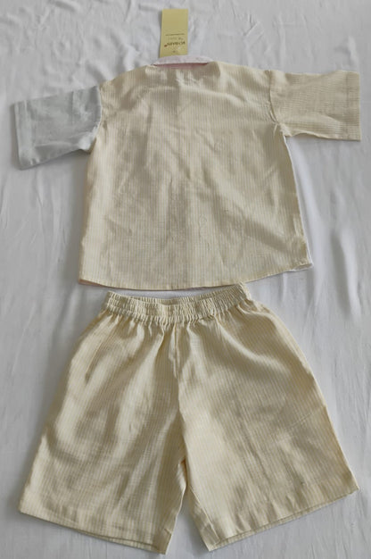 Henry Shirt and Shorts Set : SOFT PASTELS : Gender Neutral : Infant : Toddler : Tween