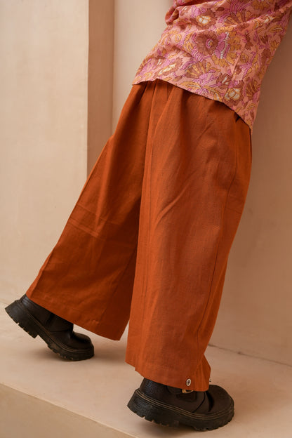 Yoshi Pants Gold Ochre Gender Neutral — Cotton Kids Pants | Infant to Tween 0-13 Years
