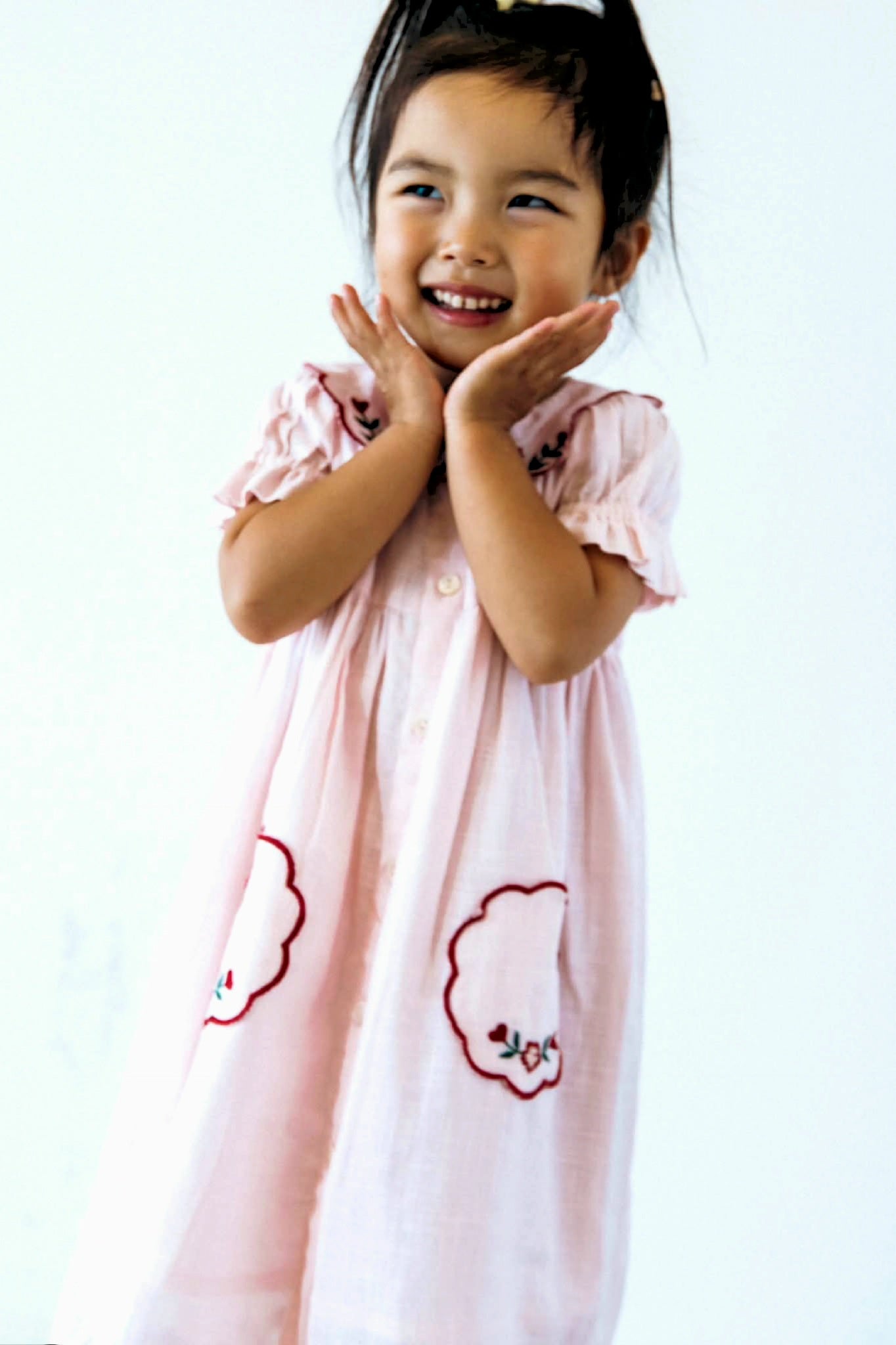 Striped Dress With Collar : SOFT BLUE : Infant : Toddler : Tween