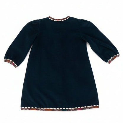 Fjord Corduroy Shift Dress - Teal