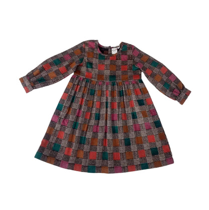 Mosaic Corduroy Shift Dress