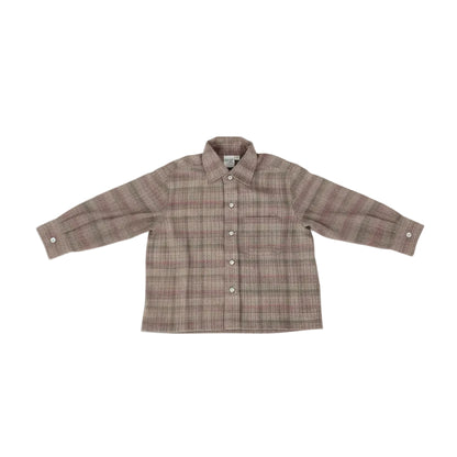 Rowan Plaid Corduroy Boys Shirt - Grey