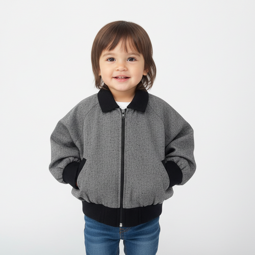 Chambaray Bomber Jacket