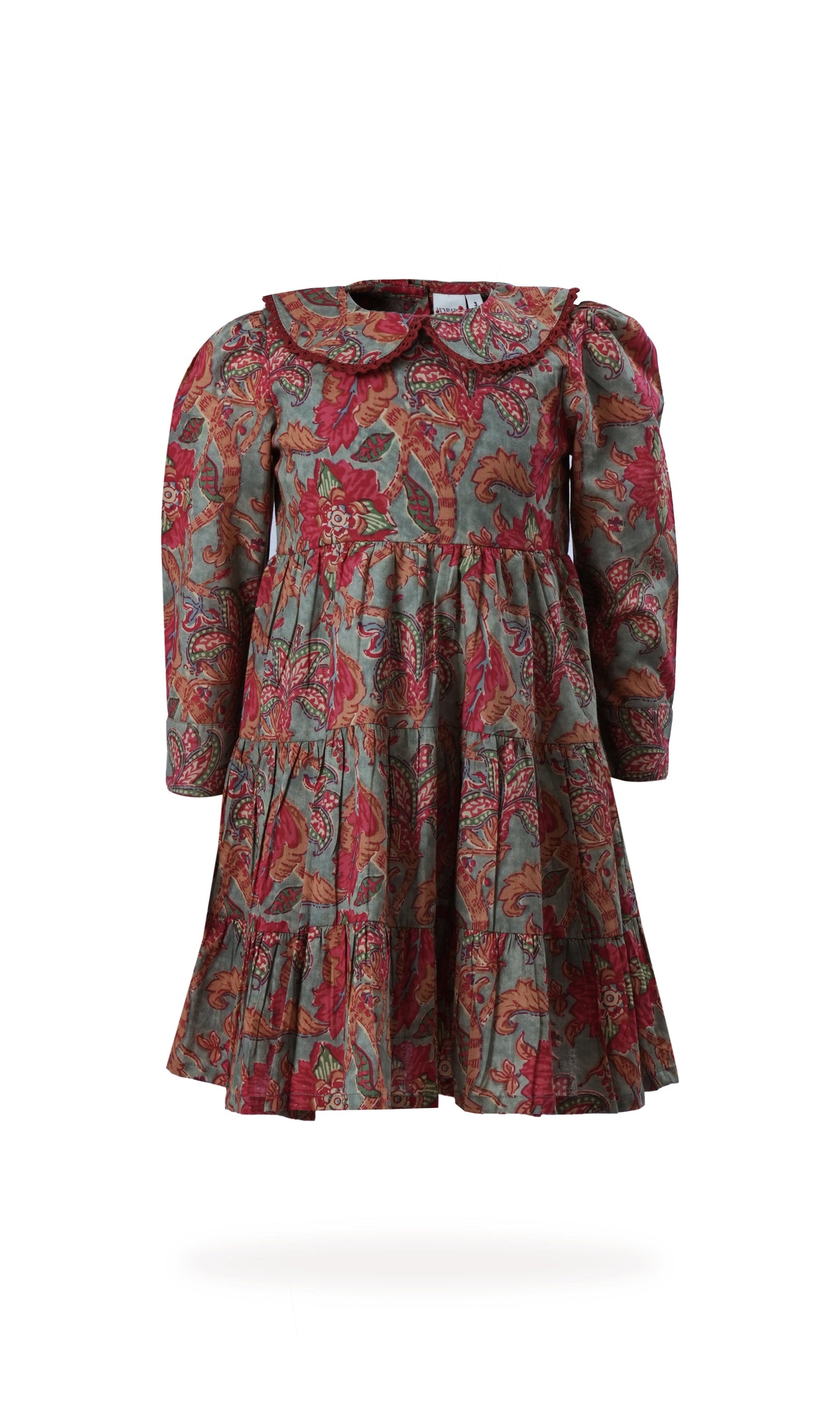 Amara Dress : SAGE : Infant : Toddler : Tween dress & diaper cover Yo Baby India 