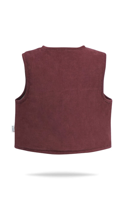 Ari Reversible Quilted Jacket : MAROON : Infant : Toddler : Tween Jacket Yo Baby India 