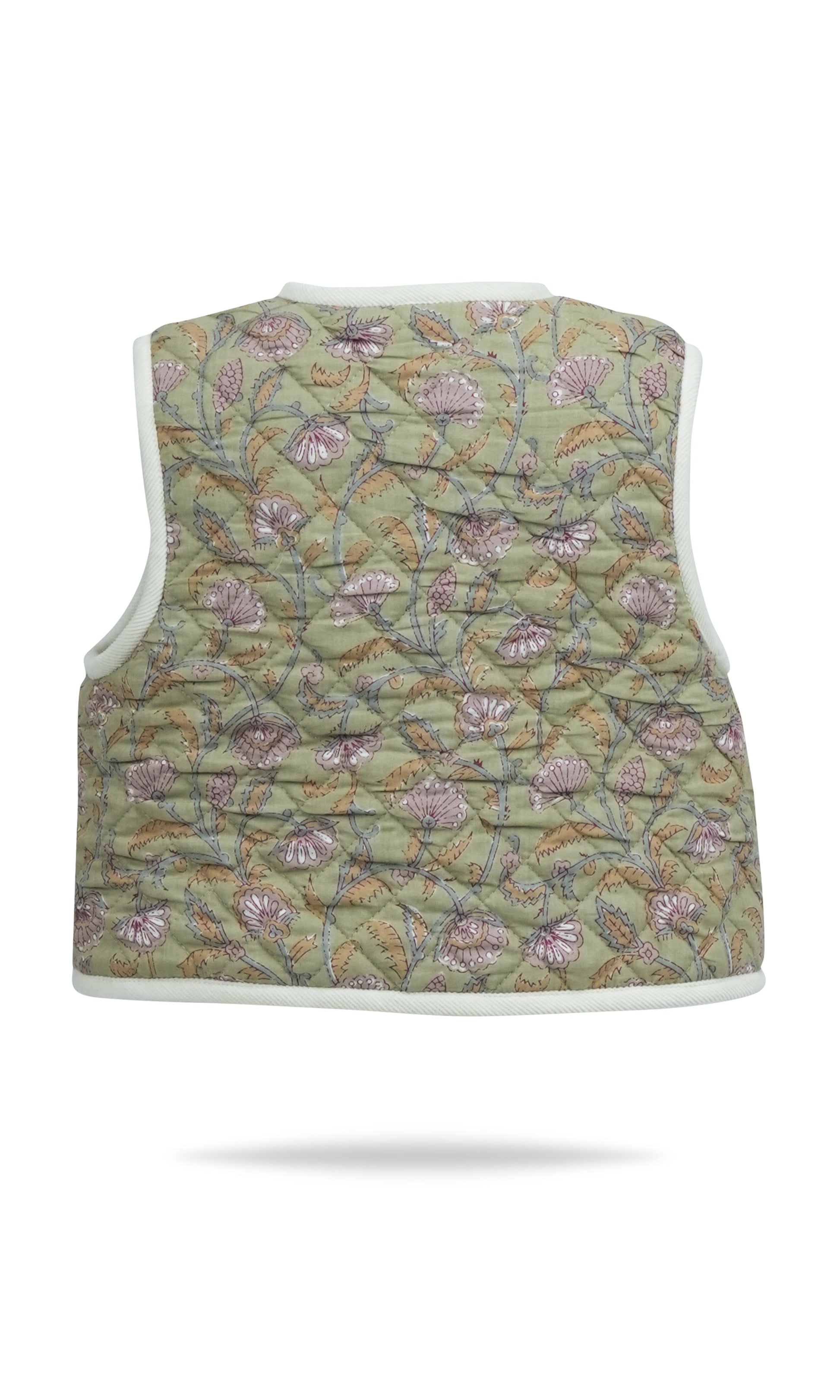 Ari Reversible Quilted Jacket : OFF-WHITE : Infant : Toddler : Tween Jacket Yo Baby India 