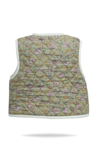 Ari Reversible Quilted Jacket : OFF-WHITE : Infant : Toddler : Tween Jacket Yo Baby India 