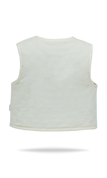 Ari Reversible Quilted Jacket : OFF-WHITE : Infant : Toddler : Tween Jacket Yo Baby India 