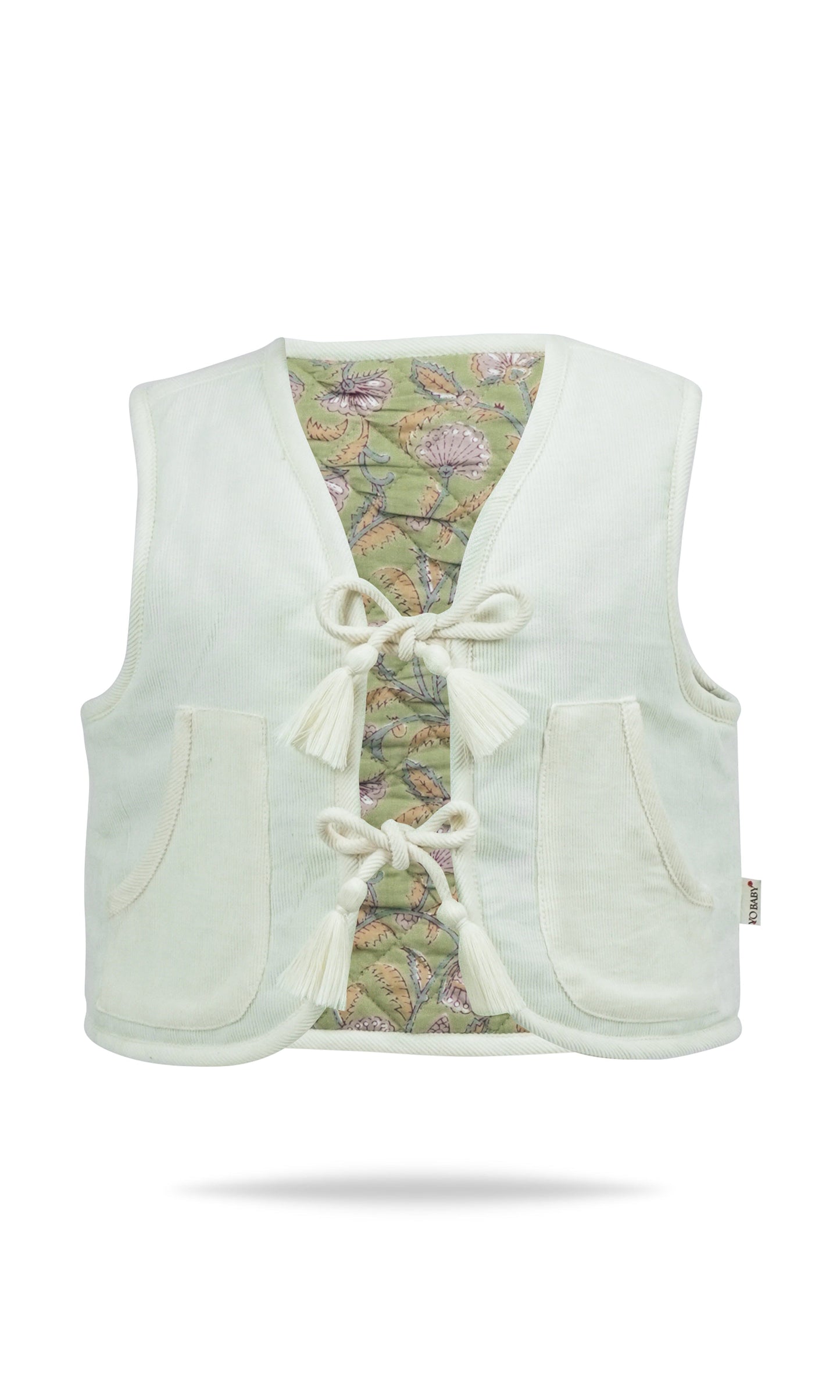 Ari Reversible Quilted Jacket : OFF-WHITE : Infant : Toddler : Tween Jacket Yo Baby India 
