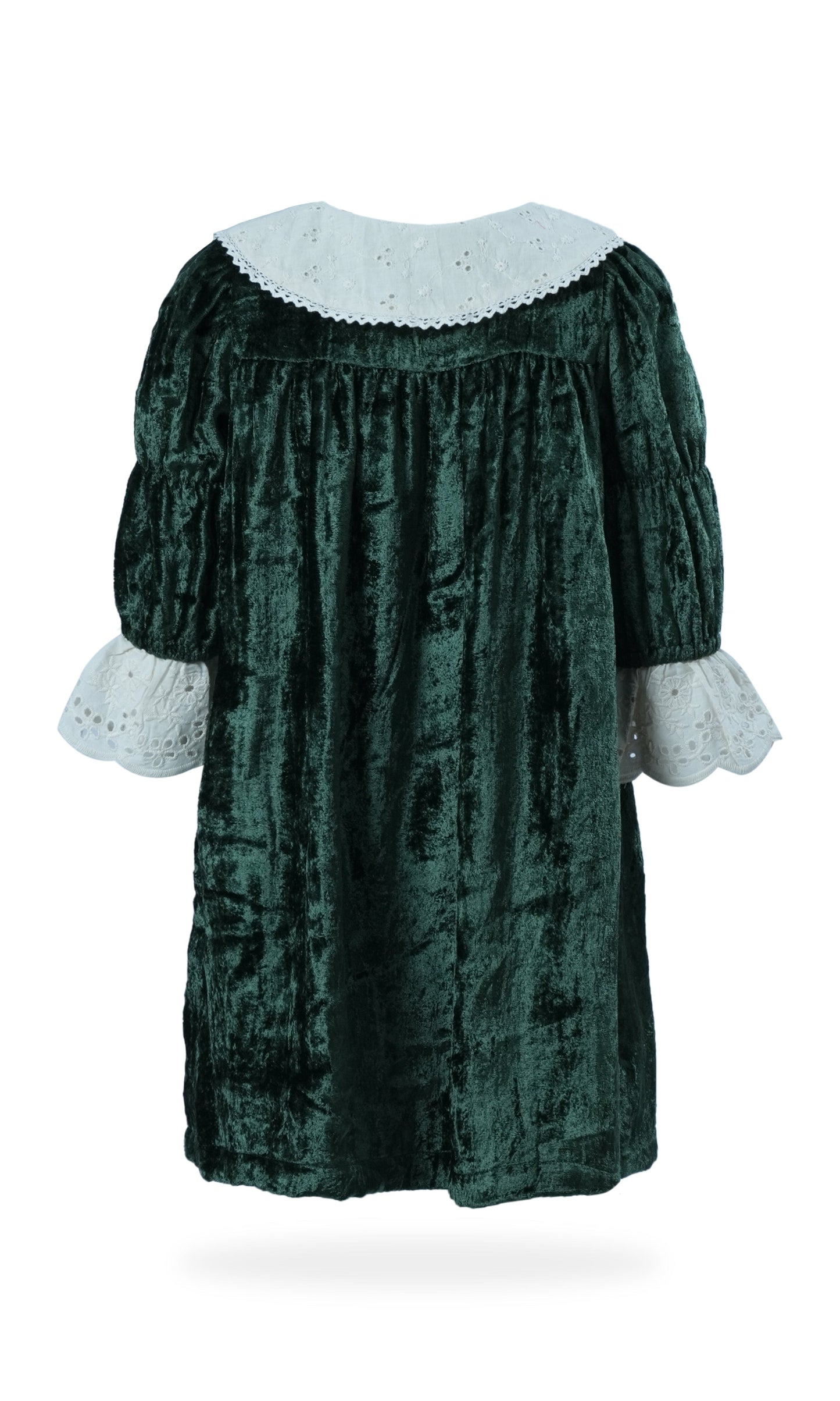 Ava Dress : CHRISTMAS GREEN : Infant : Toddler : Tween dress & diaper cover Yo Baby India 