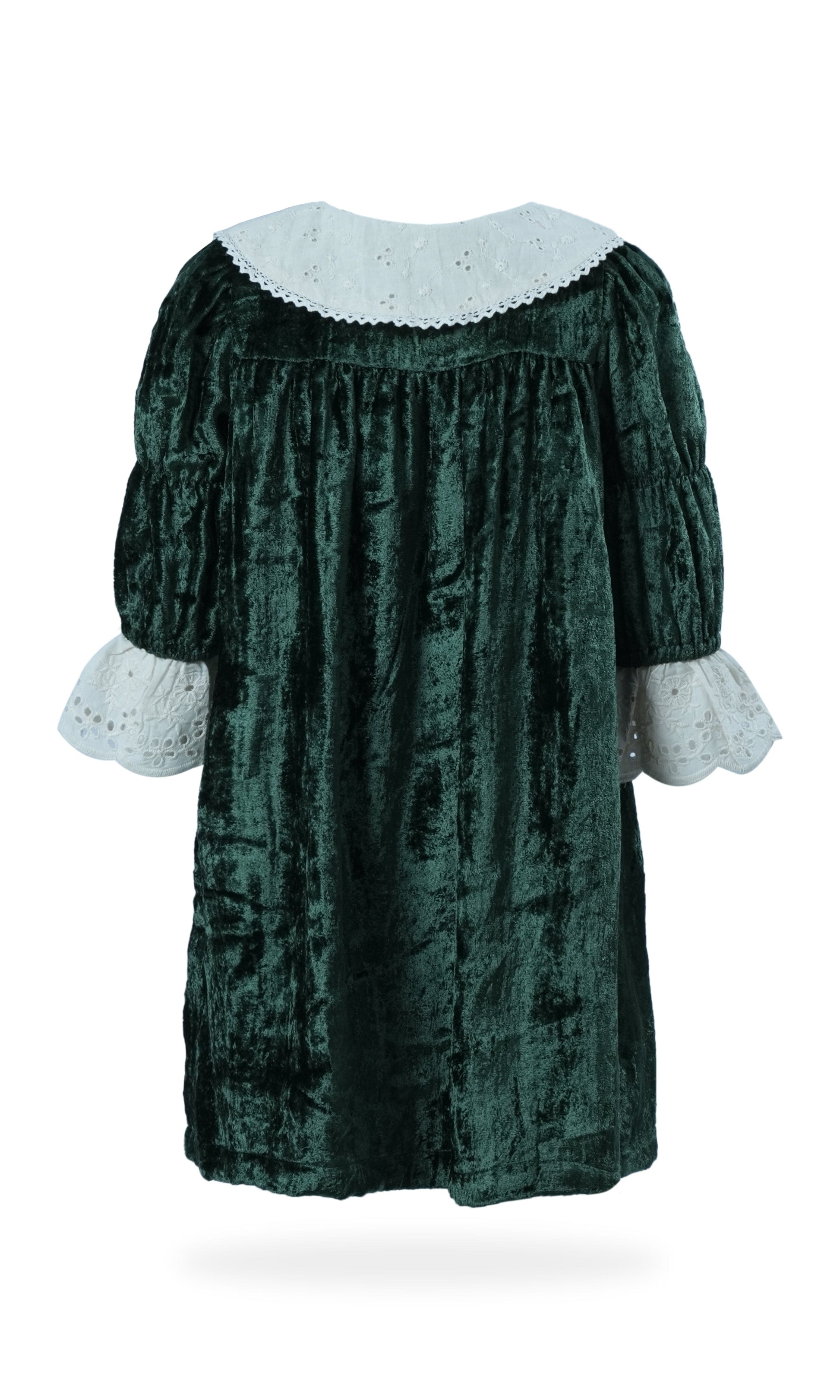 Ava Dress : CHRISTMAS GREEN : Infant : Toddler : Tween dress & diaper cover Yo Baby India 