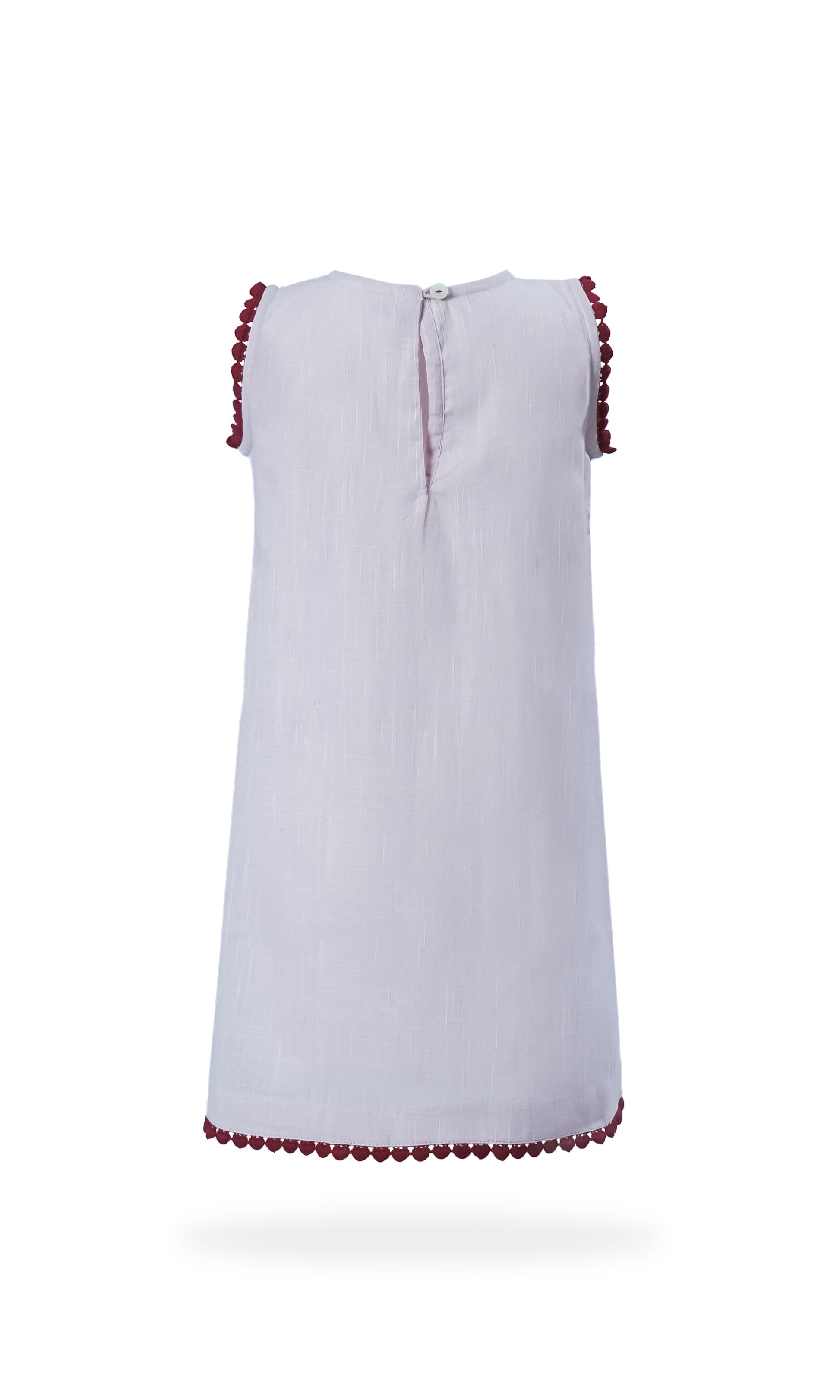Baby-Pink Lace Detail Dress dress & diaper cover Yo Baby Wholesale 