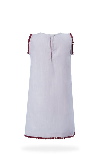 Baby-Pink Lace Detail Dress dress & diaper cover Yo Baby Wholesale 