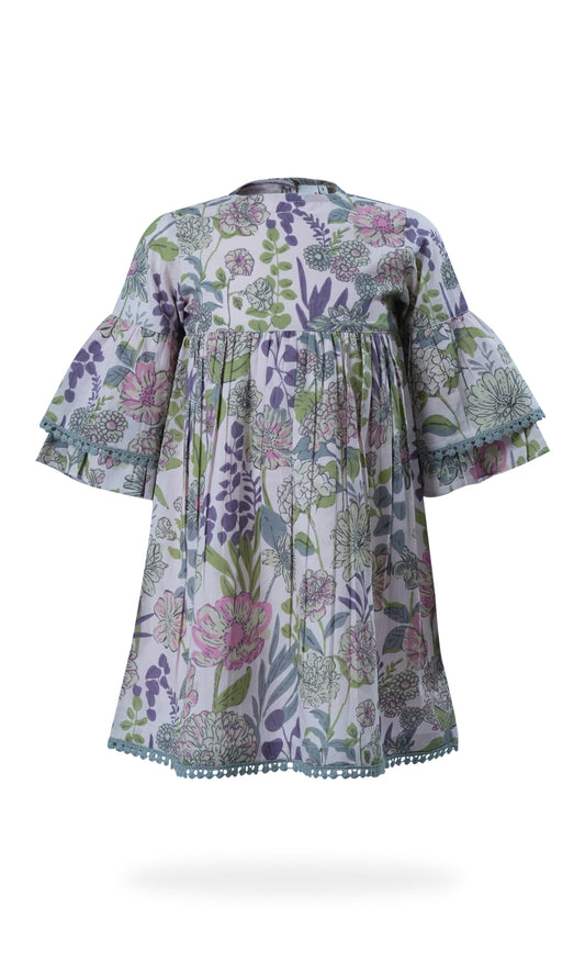 Bella Dress : LAVENDER : Infant : Toddler : Tween dress & diaper cover Yo Baby India 