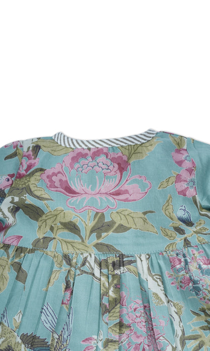 Bella Dress : SAGE : Infant : Toddler : Tween dress & diaper cover Yo Baby India 