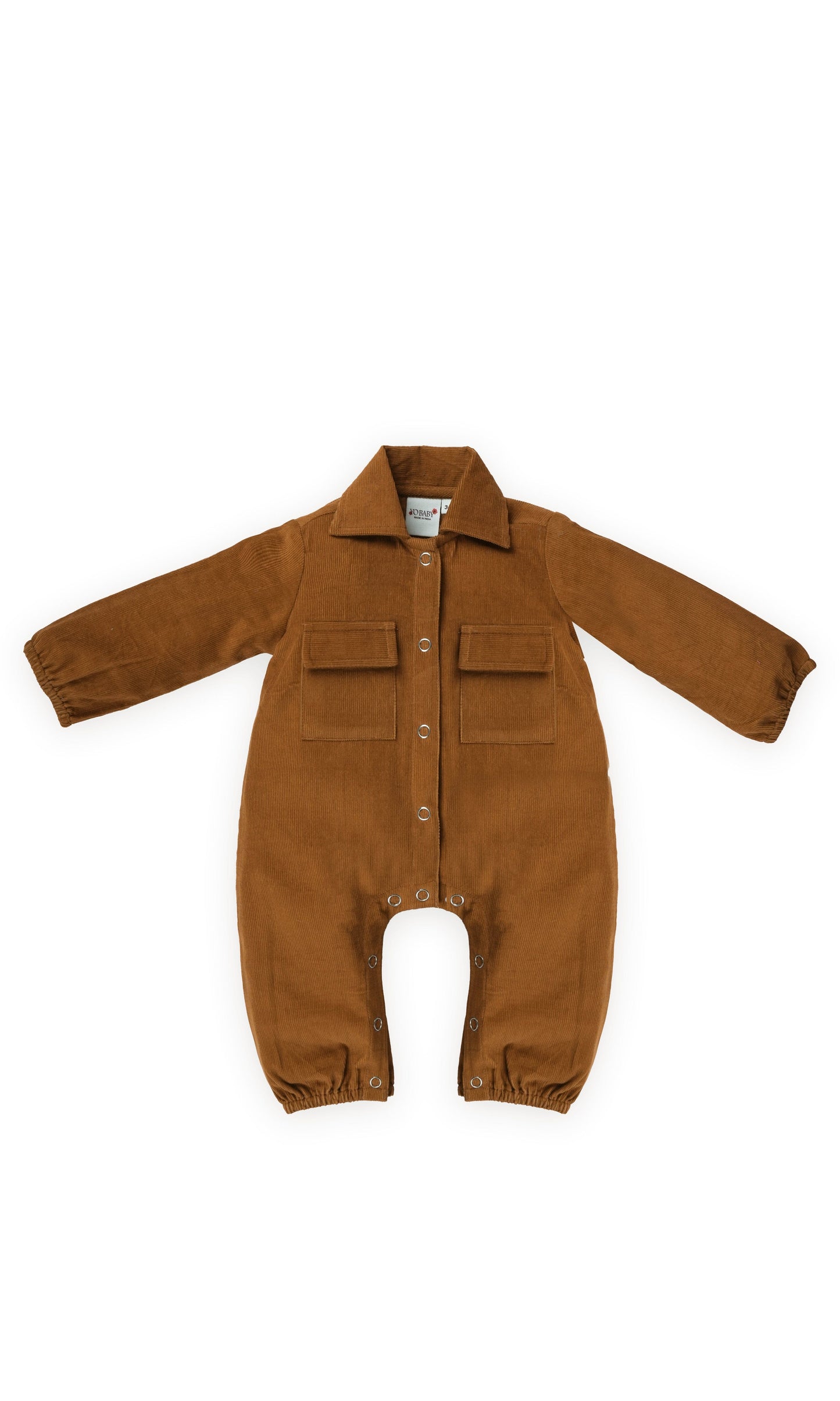 Corduroy Jumpsuit : MUSTARD : Unisex : Infant : Baby Girl : Baby Boy Jump Suit Yo Baby India 
