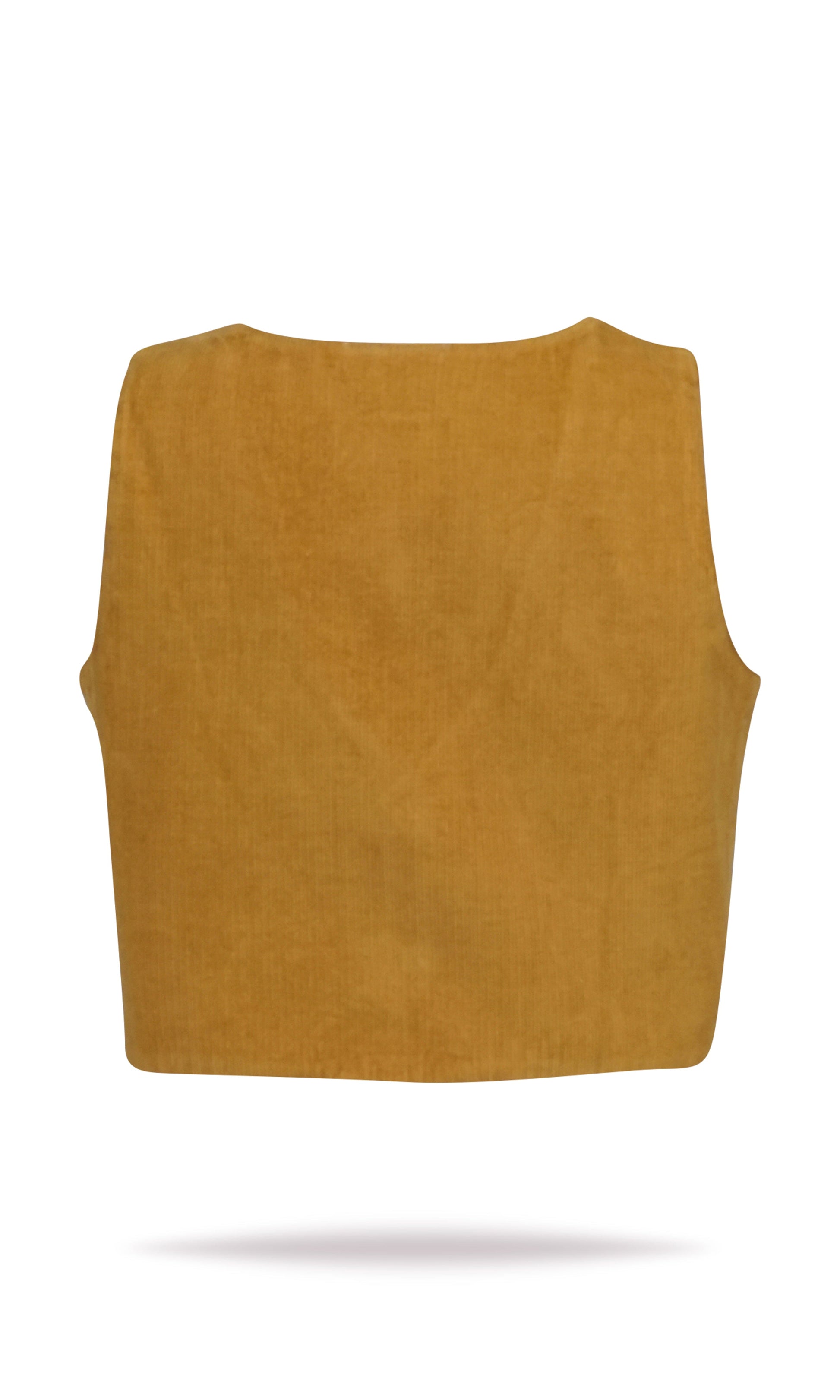 Corduroy Vest : MUSTARD : Toddler : Tween : Unisex Waistcoat Yo Baby India 