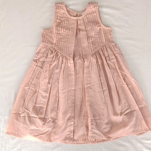 Dusty Pink Pintuck Gathered Dress – Infant, Toddler & Kids’ Outfit
