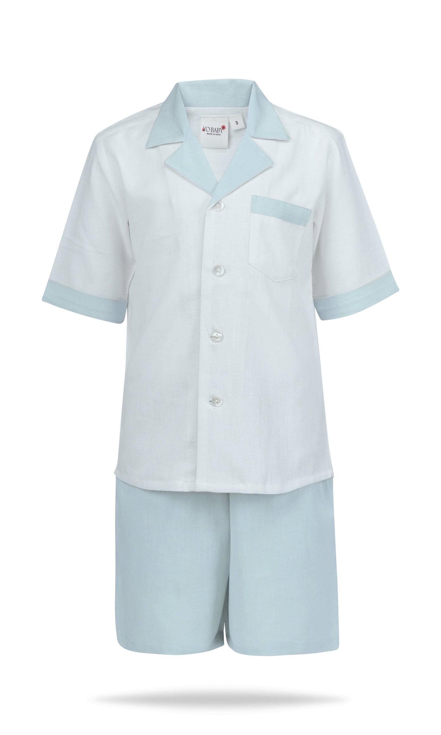 Easter Egg Hunt Shorts and Shirt Set : POWDER BLUE : Infant : Toddler : Tween&nbsp; BOYS SHIRT AND SHORTS Yo Baby India 