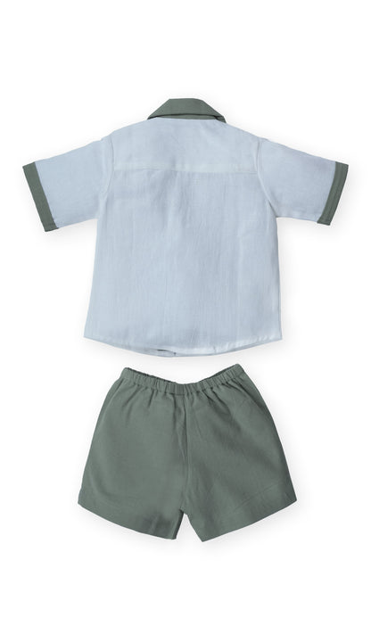 Easter Egg Hunt Shorts and Shirt Set : SAGE : Infant : Toddler : Tween shirt & shorts Yo Baby India 