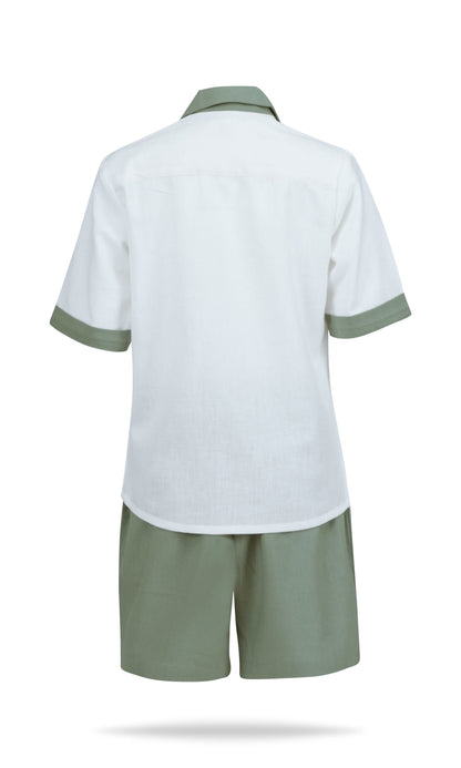 Easter Egg Hunt Shorts and Shirt Set : SAGE : Infant : Toddler : Tween shirt & shorts Yo Baby India 
