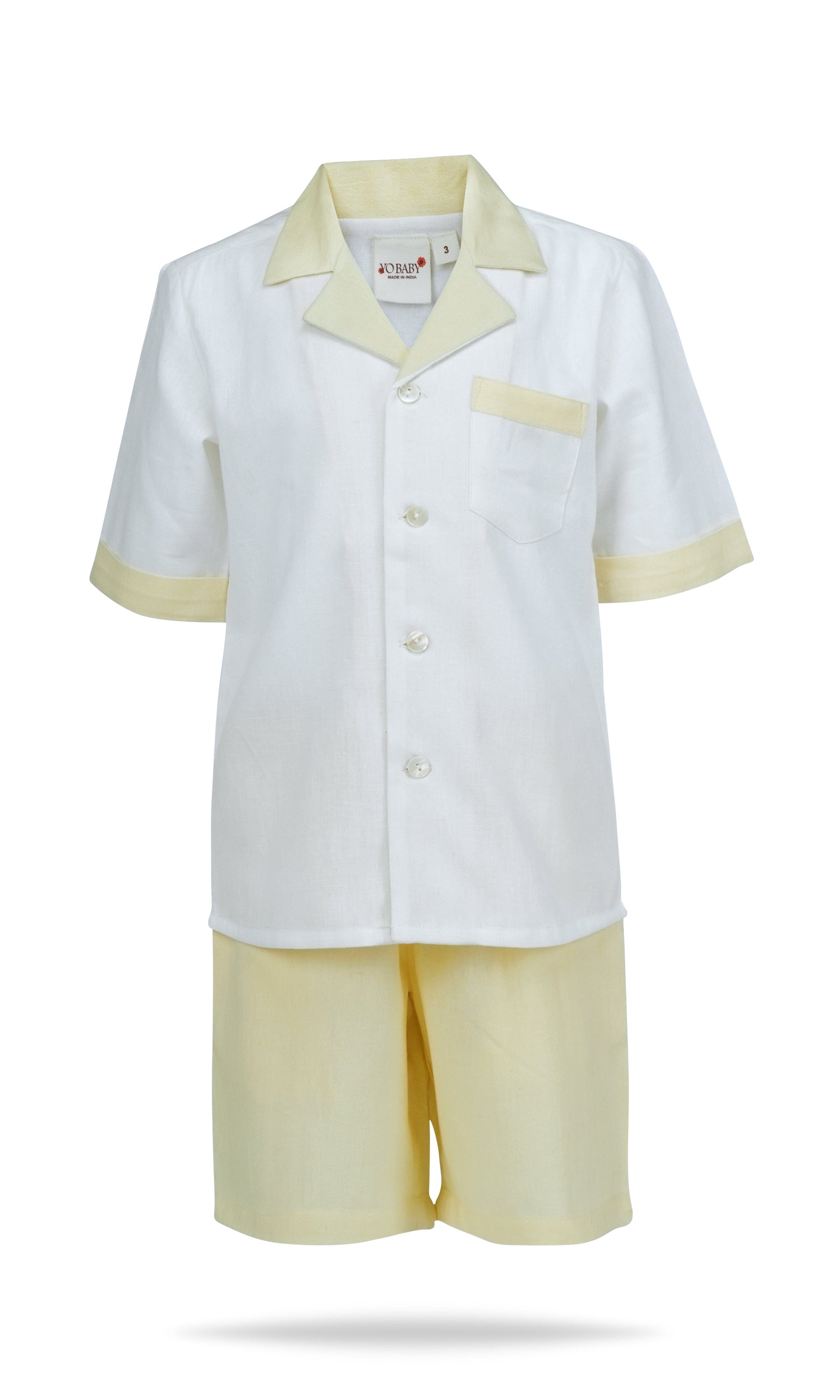 Easter Egg Hunt Shorts and Shirt Set : YELLOW : Infant : Toddler : Tween BOYS SHIRT AND SHORTS Yo Baby India 